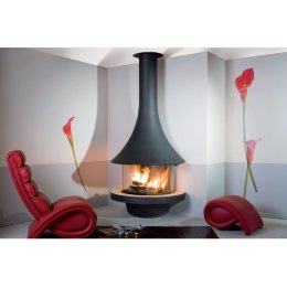 Камин JC Bordelet Eva 992 murale vitree (пристенный со стеклом)